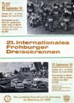 Programme cover of Frohburger Dreieck, 20/09/1981