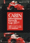 Programme cover of Fuji Speedway, 12/04/1992