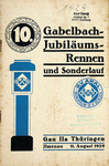 Programme cover of Gabelbach Hill Climb, 11/08/1929