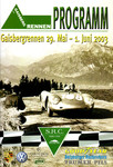 Programme cover of Gaisberg Hill Climb, 01/06/2003