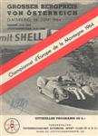 Programme cover of Gaisberg Hill Climb, 28/06/1964