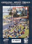 Programme cover of Geelong Speed Trials, 11/11/1990
