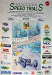 Programme cover of Geelong Speed Trials, 01/11/1992