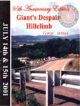 Programme cover of Giants' Despair Hill Climb, 15/06/2001