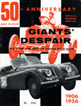 Programme cover of Giants' Despair Hill Climb, 21/07/1956