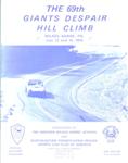 Programme cover of Giants' Despair Hill Climb, 14/07/1974