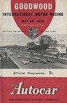 Programme cover of Goodwood Motor Circuit, 30/05/1955