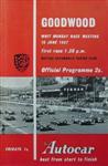 Programme cover of Goodwood Motor Circuit, 10/06/1957