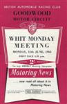 Programme cover of Goodwood Motor Circuit, 11/06/1962