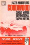 Programme cover of Goodwood Motor Circuit, 19/04/1965