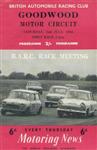 Programme cover of Goodwood Motor Circuit, 02/07/1966