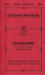 Programme cover of Goulburn, 13/04/1914