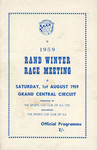 Programme cover of Grand Central Circuit (ZAF), 01/08/1959