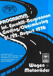 Programme cover of Greding Hill Climb, 22/08/1976