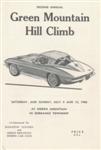 Programme cover of Green Mountain Hill Climb, 10/07/1966