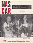 Programme cover of Greensboro Speedway, 27/10/1957