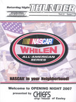 Programme cover of Greenville-Pickens Speedway, 07/04/2007