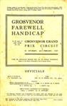 Programme cover of Grosvenor, 06/02/1937
