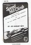 Programme cover of Gurston Down Hill Climb, 28/08/1977