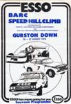 Programme cover of Gurston Down Hill Climb, 27/08/1978