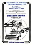Programme cover of Gurston Down Hill Climb, 28/08/1983