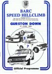 Programme cover of Gurston Down Hill Climb, 21/06/1987