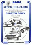 Programme cover of Gurston Down Hill Climb, 19/06/1988