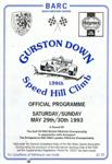 Programme cover of Gurston Down Hill Climb, 30/05/1993