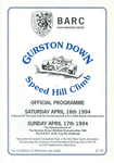 Programme cover of Gurston Down Hill Climb, 17/04/1994