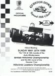 Programme cover of Gurston Down Hill Climb, 30/05/1999