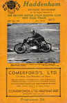 Programme cover of Haddenham Motor Cycle Race Track, 15/05/1949