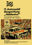 Programme cover of Haldenhof Hill Climb, 21/10/1979