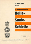 Programme cover of Halle-Saale-Schleife, 21/04/1963