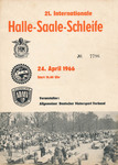 Programme cover of Halle-Saale-Schleife, 24/04/1966