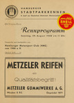 Programme cover of Hamburg Stadtpark, 29/08/1948