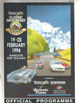 Programme cover of Hamilton Street Circuit (NZL), 20/02/1994