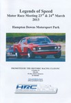Programme cover of Hampton Downs Motorsport Park, 24/03/2013
