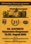 Programme cover of Hauenstein Hill Climb, 20/08/2002