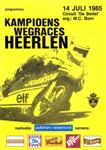 Programme cover of Heerlen, 14/07/1985