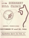 Programme cover of Hershey Hill Climb, 20/11/1966