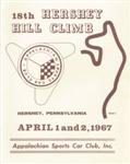 Programme cover of Hershey Hill Climb, 02/04/1967