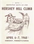 Programme cover of Hershey Hill Climb, 07/04/1968