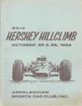Programme cover of Hershey Hill Climb, 26/10/1969