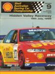 Programme cover of Hidden Valley Raceway, 19/07/1998