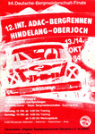 Programme cover of Oberjoch Hill Climb, 14/10/1984