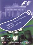 Programme cover of Hockenheimring, 02/08/1998