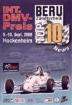 Programme cover of Hockenheimring, 10/09/2000