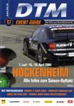 Programme cover of Hockenheimring, 18/04/2004