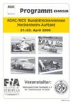 Programme cover of Hockenheimring, 22/04/2006
