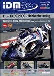Programme cover of Hockenheimring, 13/09/2009